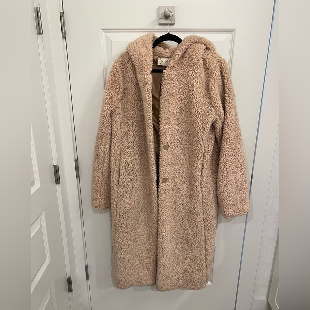 Long size M teddy coat